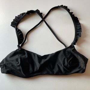 Aerie black bikini top